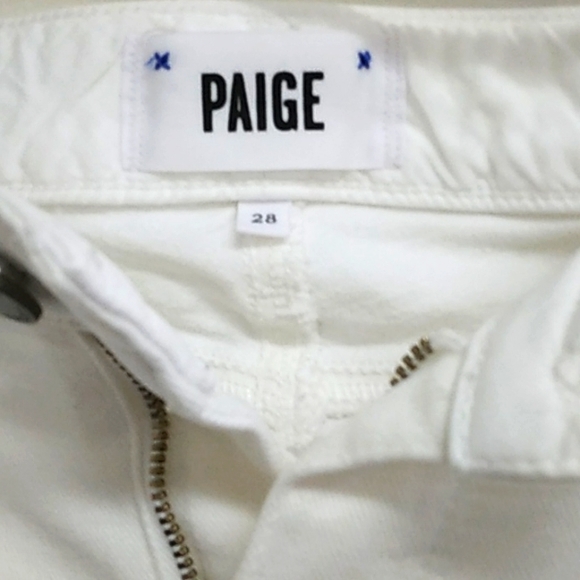 PAIGE white Jeans, Sz 28 - Picture 2 of 4
